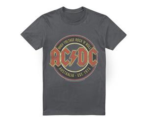 AC/DC - "Est. '73" T-Shirt für Herren (Holzkohle) S