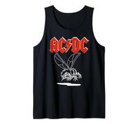 AC/DC Fly On The Wall Welttournee 1985 White Lineart Tank Top