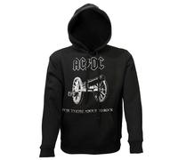 AC/DC For Those About To Rock Hoodie Sweater Schwarz - Offizielles Merchandise M Schwarz