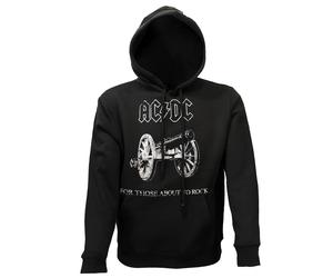 AC/DC For Those About To Rock Kapuzenpullover - Offizielles Merchandise S Schwarz