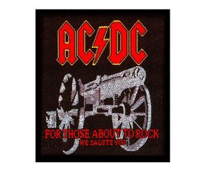 AC/DC - For Those About To Rock Red Logo - Aufnäher / Patch