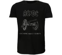 AC/DC For Those About To Rock T-Shirt Schwarz - Offizielles Merchandise M Schwarz