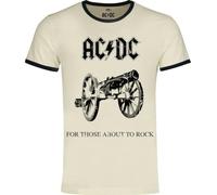 AC/DC for Those About to Rock Unisex Ringershirt altweiß