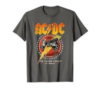 AC/DC für alle, die kurz Davor sind, Distressed Cannon and Stars zu rocken T-Shirt, Herren, Anthrazit, XXL