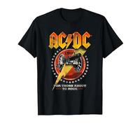 AC/DC für alle, die kurz Davor sind, Distressed Cannon and Stars zu rocken T-Shirt, Herren, Schwarz, 5XL
