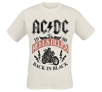 AC/DC Hells Bells 1980 Männer T-Shirt beige 100% Baumwolle Band-Merch, Bands