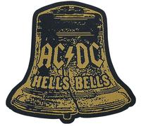 AC/DC Hells Bells Cut-Out Patch gelb schwarz