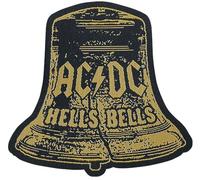 AC/DC Hells Bells Cut-Out Patch gelb schwarz