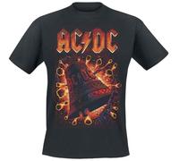 AC/DC Hells Bells Explosion Männer T-Shirt schwarz L 100% Baumwolle Band-Merch, Bands