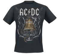 AC/DC Hells Bells Männer T-Shirt schwarz M 100% Baumwolle Band-Merch, Bands, Nachhaltigkeit