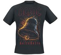 AC/DC Hells Bells Unisex T-Shirt schwarz 100% Baumwolle Band-Merch, Bands