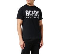 AC/DC Herren Back in Black T-Shirt, Schwarz, XL
