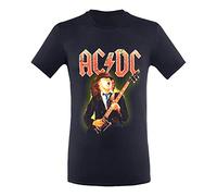 AC/DC Herren T-Shirt Angus, Schwarz, M, ACDCTSHIRT-02