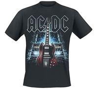 AC/DC High Voltage Guitar T-Shirt schwarz in XXL