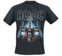 AC/DC High Voltage Guitar T-Shirt schwarz in XXL