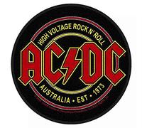 AC/DC - High Voltage Rock n Roll Aufnäher - Patch - Hardrock Kutte, Weste