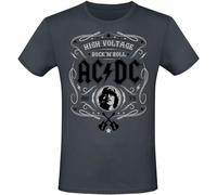 AC/DC High Voltage - Rock 'N' Roll Männer T-Shirt Charcoal M