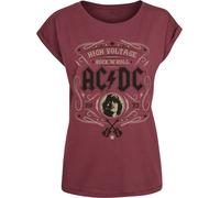 AC/DC High Voltage - Rock 'N' Roll T-Shirt burgund in XL