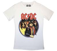 AC/DC Highway to Hell Circle Skinny Fit T Shirt XXL