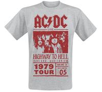 AC/DC Highway To Hell - Red Photo - 1979 Tour T-Shirt grau meliert in XXL