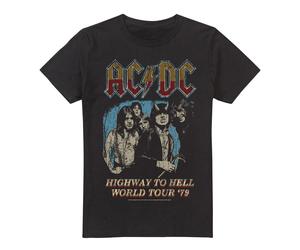 AC/DC - "Highway World Tour 79" T-Shirt für Herren (Schwarz) M