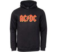 AC/DC Hoodie mit Logo Print in schwarz XL