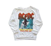 AC/DC Kinder/Kinder Blow Up Your Video Sweatshirt, weiß, 7-8 Jahre