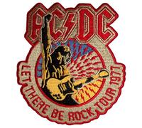 AC/DC Let There Be Rock Tour 1977 Woven Patch One Size