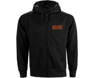 AC/DC Logo (Back Print) Black XL Hoodie