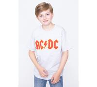 AC/DC - Logo Kids Heather - T-Shirt - Grau - 3-4 Years - 97% Baumwolle, 3% Polyester Grau 3-4 Years