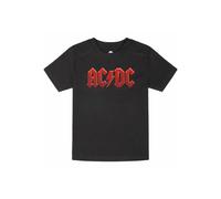 AC/DC - Logo Multi Kids - T-Shirt - Schwarz - 116 - 100% Bio-Baumwolle Schwarz 116