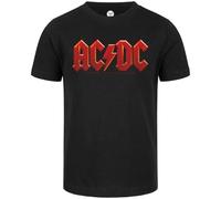AC/DC Logo Multi - Kinder T-Shirt | Kinder T-Shirt Bio-Baumwolle Fanshirt, Farbe: schwarz, Größe: 140