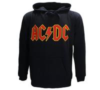 AC/DC Massive Logo Marineblauer Kapuzenpullover - Offizielles Merchandise S Blau