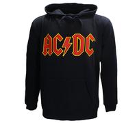 AC/DC Massive Logo Marineblauer Kapuzenpullover - Offizielles Merchandise XL Blau