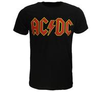 AC/DC Massive Logo Offizielles Band-T-Shirt L Schwarz