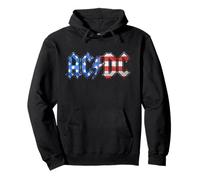 AC/DC Old Glory Logo mit amerikanischer Flagge Pullover Hoodie