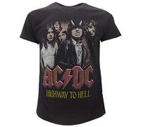 AC/DC Original Highway to Hell H2H T-Shirt mit Etikett und Originalitätsetikett T-Shirt, Schwarz , XL