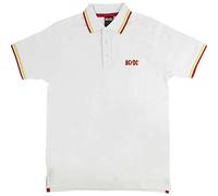 AC/DC Polohemd Classic Logo Weiß Größe L