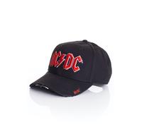 AC/DC - Red Logo - Cap - Schwarz - Onesize - 100% Baumwolle Schwarz Onesize