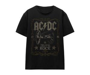AC/DC - "Rock Label" T-Shirt für Herren/Damen Unisex (Schwarz) S