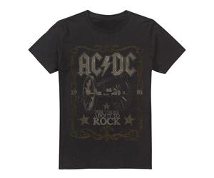 AC/DC - "Rock Label" T-Shirt für Herren (Schwarz) M