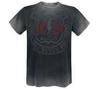 AC/DC Rock & Roll - Will Never Die T-Shirt dunkelgrau in 4XL