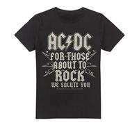 AC/DC - "Salute" T-Shirt für Herren (Schwarz) 2XL