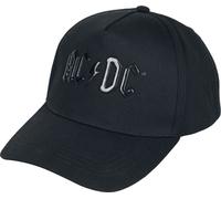 AC/DC - Shiny Black Logo - Cap Schwarz Onesize