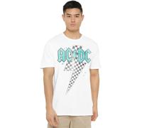 AC/DC - Skewed T-Shirt für Herren (S) (Weiß)