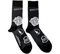 AC/DC Socken Icons Band Logo Nue offiziell Herren Schwarz (UK Size 7-11)