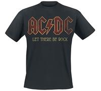 AC/DC Sounds Light Drums Guitar T-Shirt schwarz in 4XL