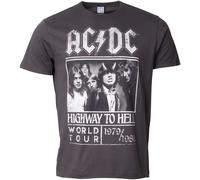 AC/DC T-Shirt mit Highway To Hell Tour Print in grau M