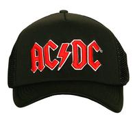 AC/DC - Trucker Baseball Cap Red Logo - schwarz