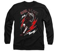 AC/DC Unisex Live Mens Long Sleeve T-Shirt, Schwarz, L